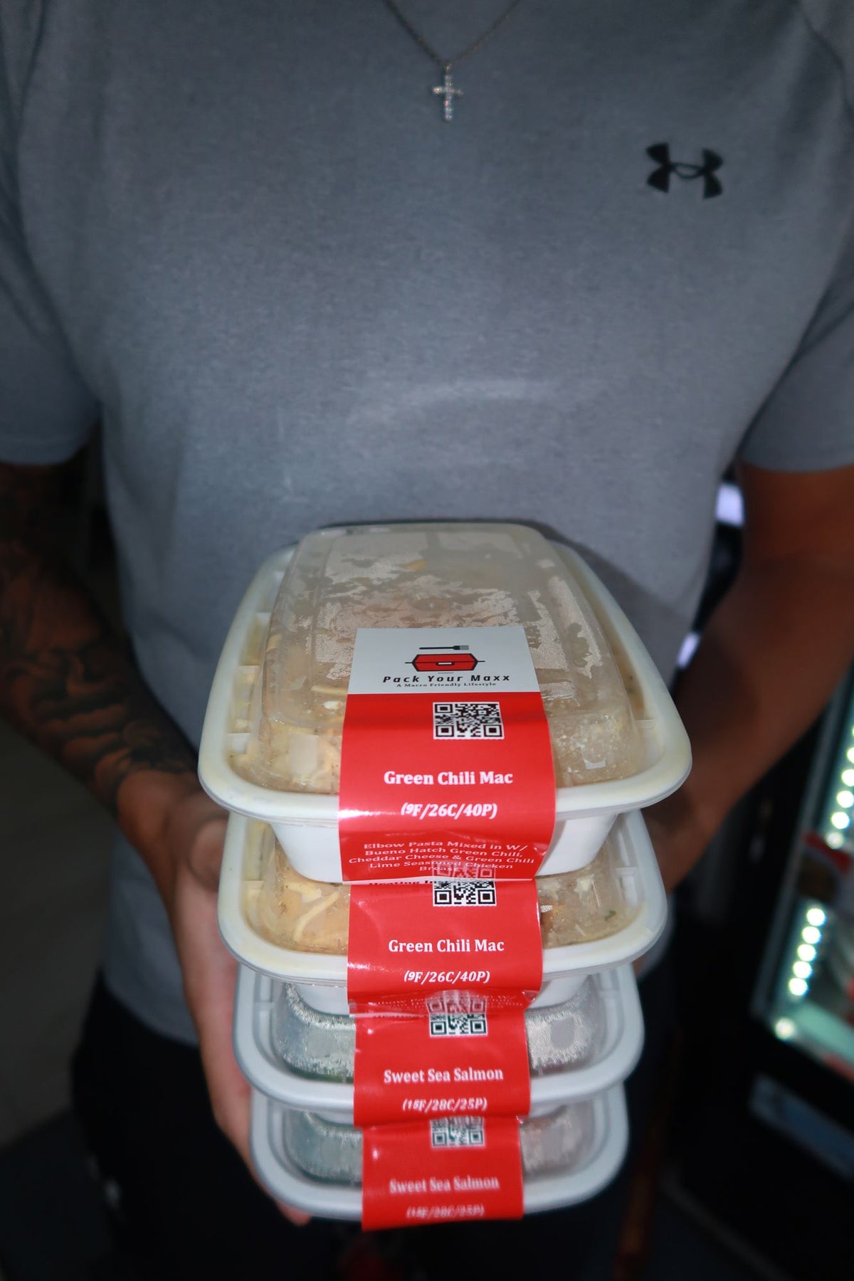 Stack of meals