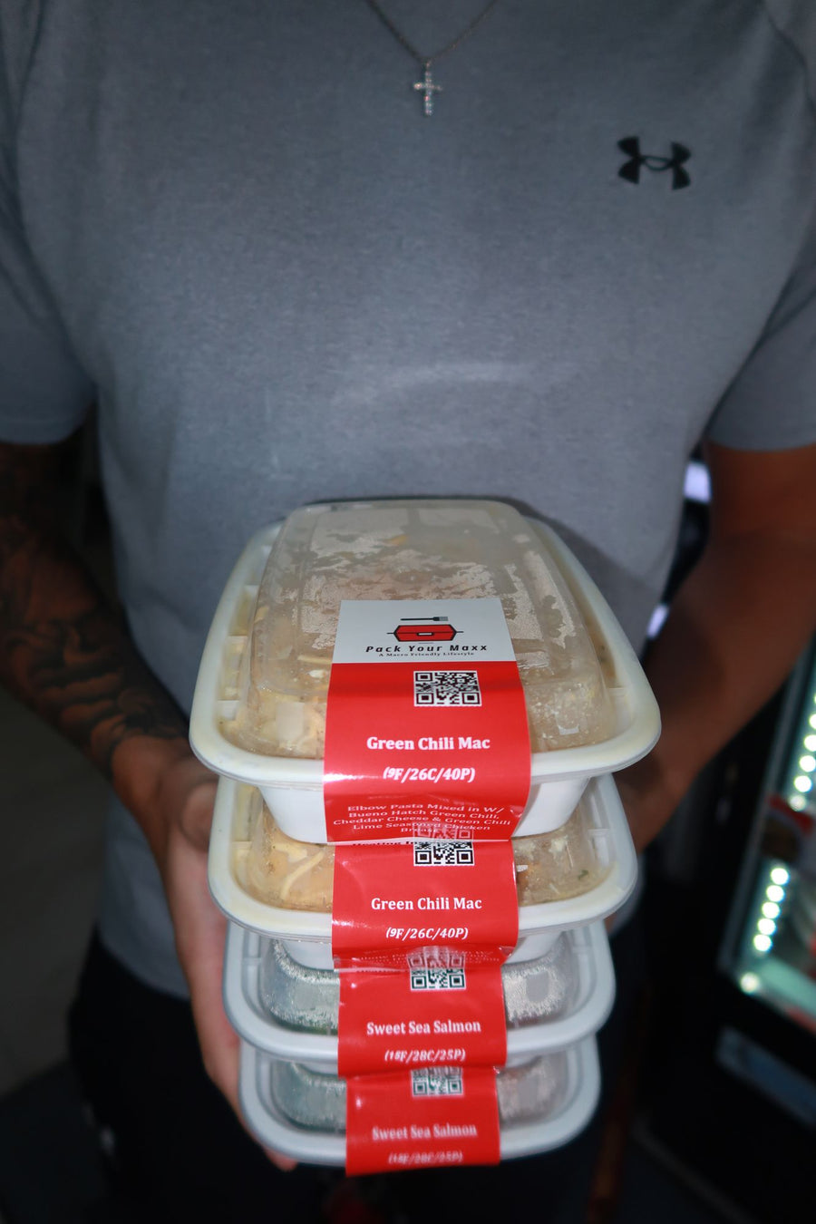 Stack of meals
